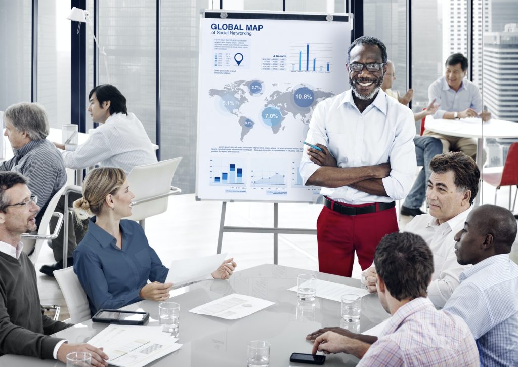 People working together in an office